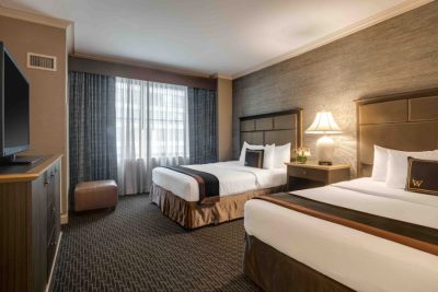 The Whitehall Hotel room with two queen beds